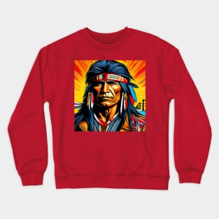 RED POWER 7 (CROPPED) Crewneck Sweatshirt